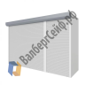 Роллетный шкаф для паркинга 2000х3100х900