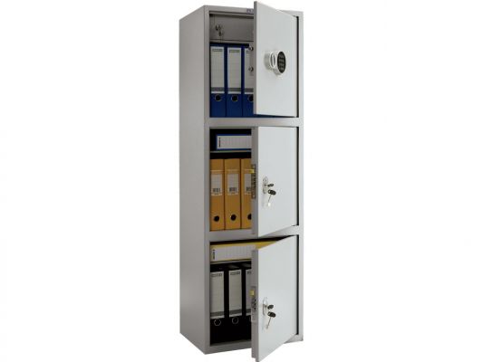 Бухгалтерский шкаф Практик SL 150/3Т EL