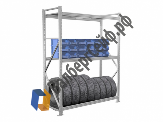 Стеллаж MS Pro 200/90x100/3 яруса