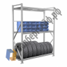 Стеллаж MS Pro 200/90x100/3 яруса